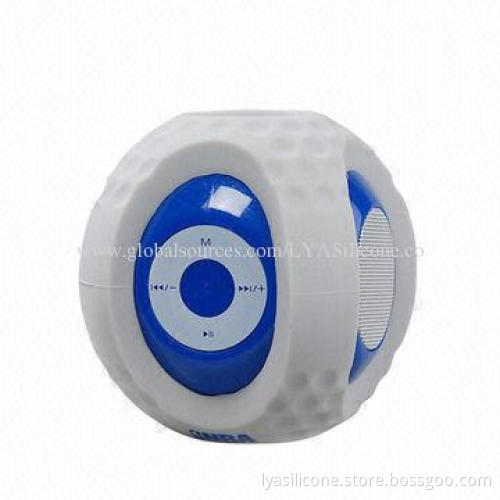 Outdoor Audio Speaker in Protective Case, Made of Silicone Material